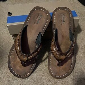 Clarks Women's Fenner Nerice Flip Flop ~ 7